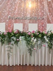 Президиум / Стол молодоженов в Классика от Студия декора и флористики Мои любимые цветы 1