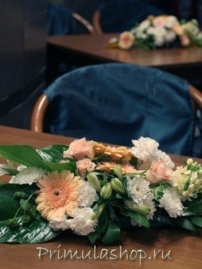 Столы и стулья гостей / Банкет в Весенняя / Летняя от Студия декора и флористики Мои любимые цветы 2