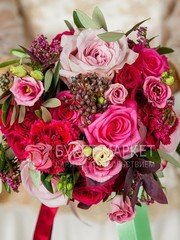 Классический круглый name от Букет Маркет 1