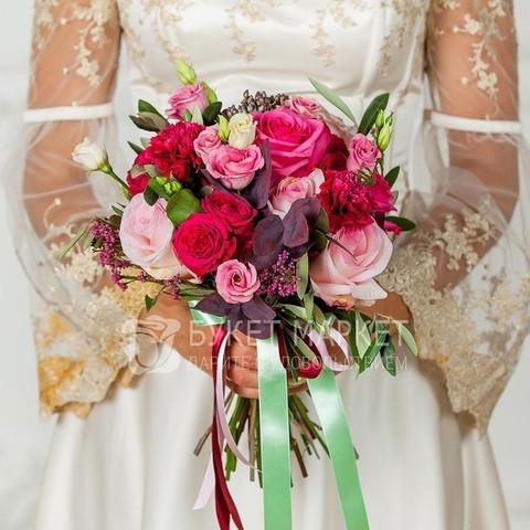 Классический круглый name от Букет Маркет 3