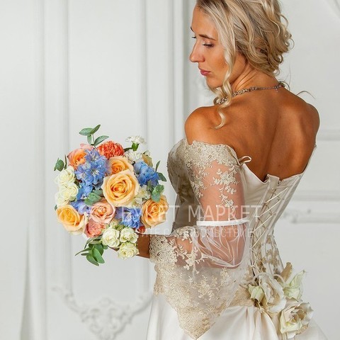 Классический круглый name от Букет Маркет 4