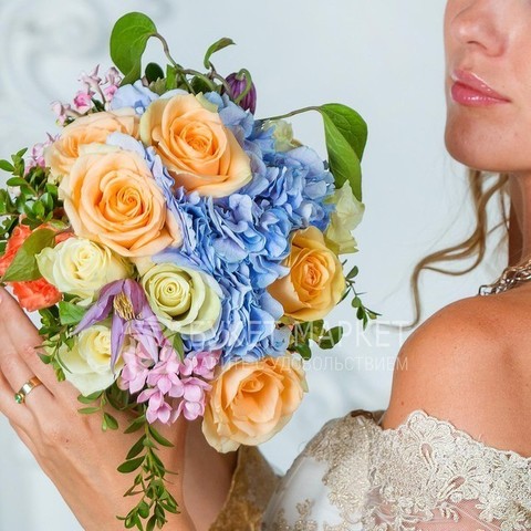 Классический круглый name от Букет Маркет 4