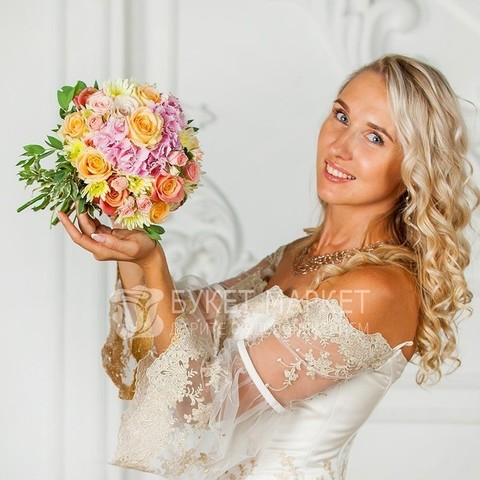 Классический круглый name от Букет Маркет 3