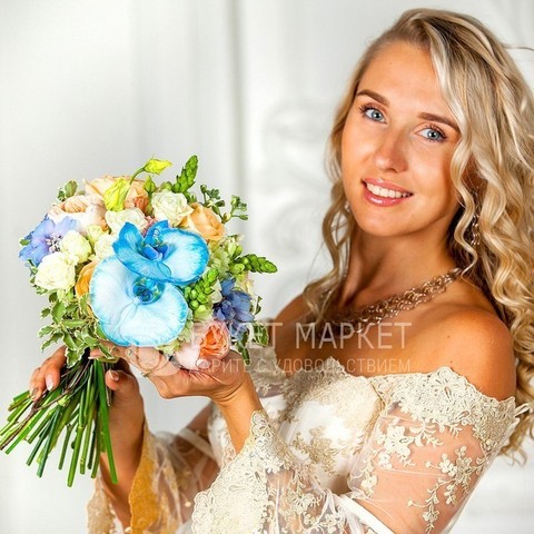 Классический круглый name от Букет Маркет 3