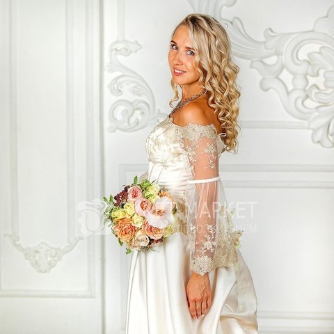 Классический круглый name от Букет Маркет 5