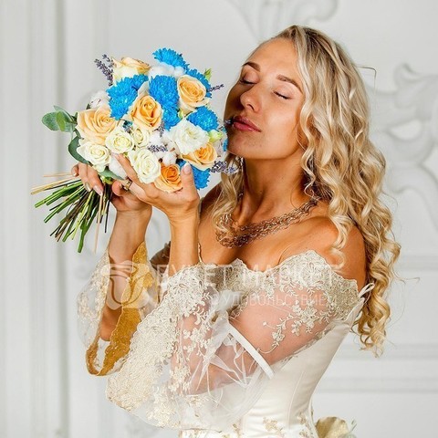 Классический круглый name от Букет Маркет 4