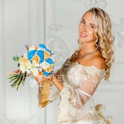 Классический круглый name от Букет Маркет 5