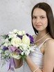 Классический круглый name от Букет Маркет 4