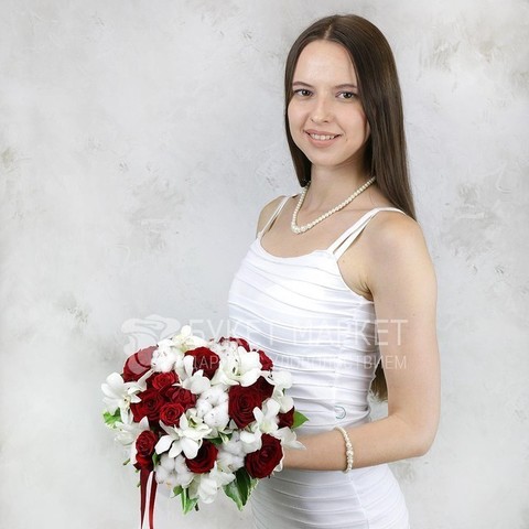 Классический круглый name от Букет Маркет 3