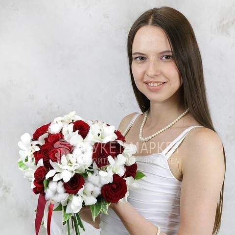 Классический круглый name от Букет Маркет 4