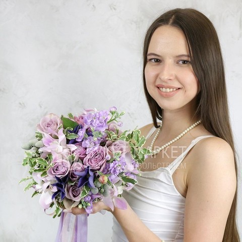 Классический круглый name от Букет Маркет 4