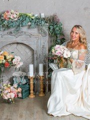 Выездная регистрация, Фотозона, Задник за молодоженами, Природа, Фотосессия в Рустик от Букет Маркет 2