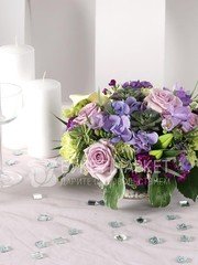 Президиум / Стол молодоженов, Фотозона, Сладкий / Фуршетный стол, Столы и стулья гостей / Банкет в Шебби шик, Весенняя / Летняя от Букет Маркет 1