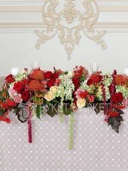 Президиум / Стол молодоженов, Фотозона в Весенняя / Летняя от Букет Маркет 1