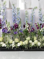 Президиум / Стол молодоженов, Фотозона в Весенняя / Летняя от Букет Маркет 1