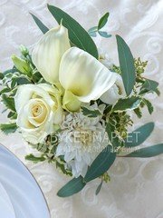 Президиум / Стол молодоженов, Фотозона, Сладкий / Фуршетный стол, Столы и стулья гостей / Банкет в Весенняя / Летняя от Букет Маркет 2