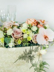 Президиум / Стол молодоженов, Фотозона, Утро невесты, Фотосессия в Весенняя / Летняя от Букет Маркет 1