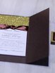 Прямоугольные / Квадратные, Открытка Свадебное приглашение Шоколад от Krokusdecor - студия декора Елены Сиухиной 3