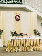 Президиум / Стол молодоженов в Классика, Тематический от Студия декора и флористики Flowermagicom 1