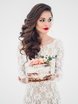 Локоны / Локоны на один бок, С аксессуарами / Цветами / Фатой от Nadya Nezhinka Beauty Studio 4