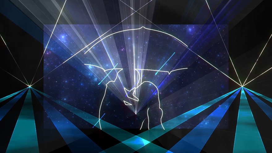 3D мультимедиа-шоу на свадьбу от Laser Artist – профессиональное лазерное шоу 10