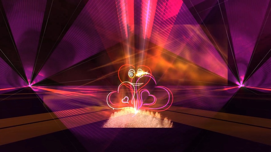 3D мультимедиа-шоу на свадьбу от Laser Artist – профессиональное лазерное шоу 12