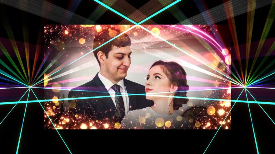 3D мультимедиа-шоу на свадьбу от Laser Artist – профессиональное лазерное шоу 20
