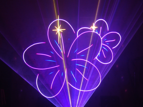 Лазерное шоу на свадьбу от Laser Artist – профессиональное лазерное шоу 4