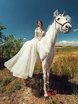 Свадебное платье Rozmary. Силуэт А-силуэт. Цвет Белый / Молочный. Вид 1