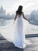Свадебное платье Джина. Силуэт А-силуэт, Греческий. Цвет Белый / Молочный. Вид 2