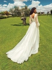 Свадебное платье Blanca. Силуэт А-силуэт. Цвет Белый / Молочный. Вид 2