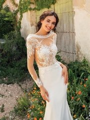 Свадебное платье Loiz. Силуэт Рыбка. Цвет Белый / Молочный. Вид 1