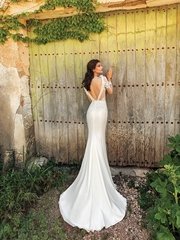 Свадебное платье Loiz. Силуэт Рыбка. Цвет Белый / Молочный. Вид 2