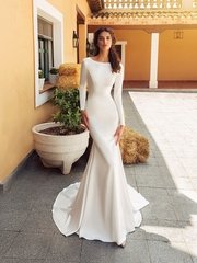 Свадебное платье Karolina. Силуэт Рыбка. Цвет Белый / Молочный. Вид 1