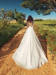 Свадебное платье Davinia. Силуэт А-силуэт. Цвет Айвори / Капучино. Вид 2