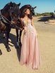 Свадебное платье Alessandra. Силуэт А-силуэт. Цвет Белый / Молочный, оттенки Розового. Вид 1