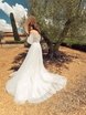 Свадебное платье Felista. Силуэт А-силуэт. Цвет Белый / Молочный. Вид 2