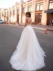 Свадебное платье Lambis Crocata . Силуэт А-силуэт. Цвет Белый / Молочный. Вид 2