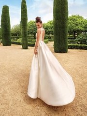 Свадебное платье Франческа. Силуэт А-силуэт. Цвет Белый / Молочный. Вид 2