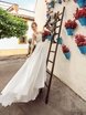 Свадебное платье Фиби. Силуэт А-силуэт. Цвет Белый / Молочный. Вид 1