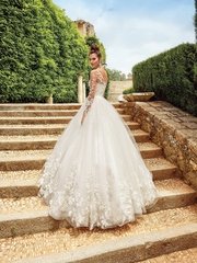 Свадебное платье Азур. Силуэт А-силуэт. Цвет Белый / Молочный. Вид 2