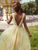 Свадебное платье Кларити. Силуэт А-силуэт. Цвет Золото. Вид 2