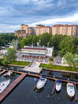 Веранда Ресторан Мореман в яхт-клубе Аврора в Москве 50