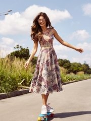 Свадебное платье Армония. Силуэт А-силуэт. Цвет Белый / Молочный, Голубой / Синий, Лавандовый / Фиолетовый. Вид 1