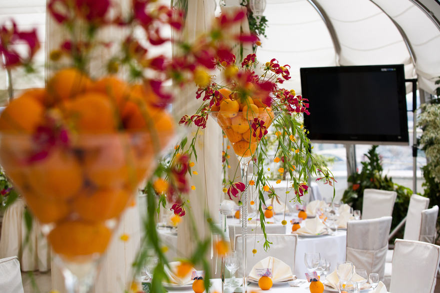 Весенняя / Летняя в Ресторан / Банкетный зал от Студия цветов Slava Rosca 2