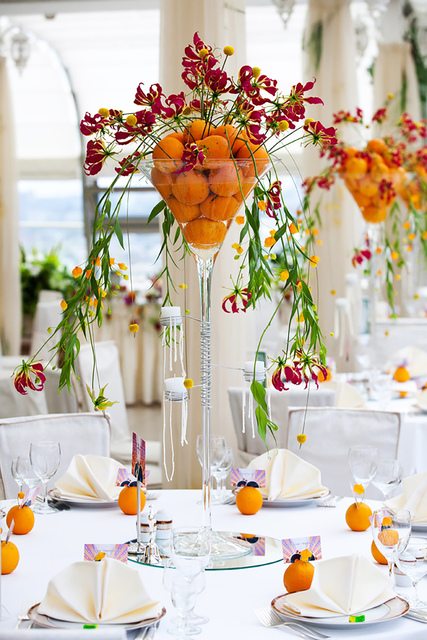 Весенняя / Летняя в Ресторан / Банкетный зал от Студия цветов Slava Rosca 3