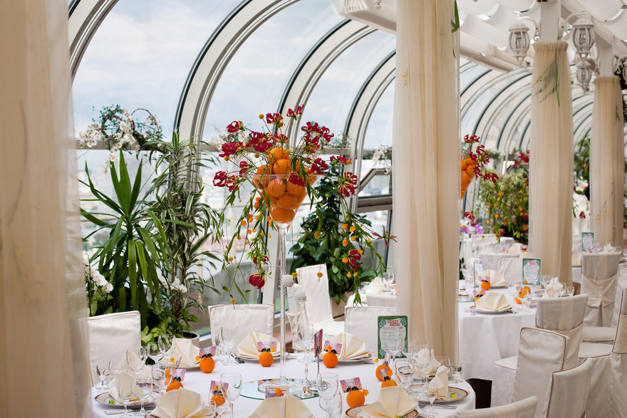 Весенняя / Летняя в Ресторан / Банкетный зал от Студия цветов Slava Rosca 6