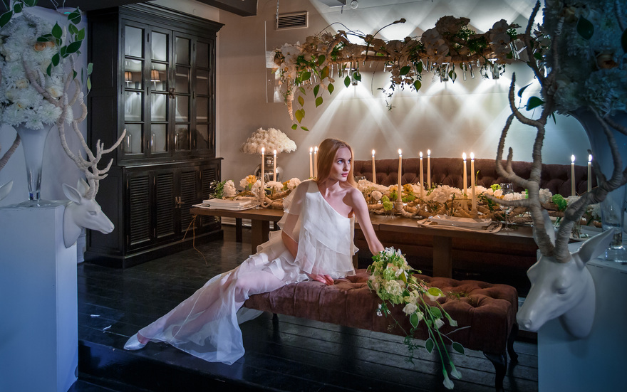 Весенняя / Летняя в Ресторан / Банкетный зал от Студия цветов Slava Rosca 2