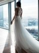 Свадебное платье Прециоза. Силуэт А-силуэт. Цвет Белый / Молочный. Вид 2