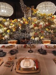 Столы и стулья гостей / Банкет в Зимняя от Студия цветов Slava Rosca 1